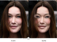Carla Bruni remaquillée Carla Bruni remaquillée