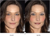 Carla Bruni remaquillée Carla Bruni remaquillée