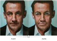 Nicolas Sarkozy remaquillé Nicolas Sarkozy remaquillé