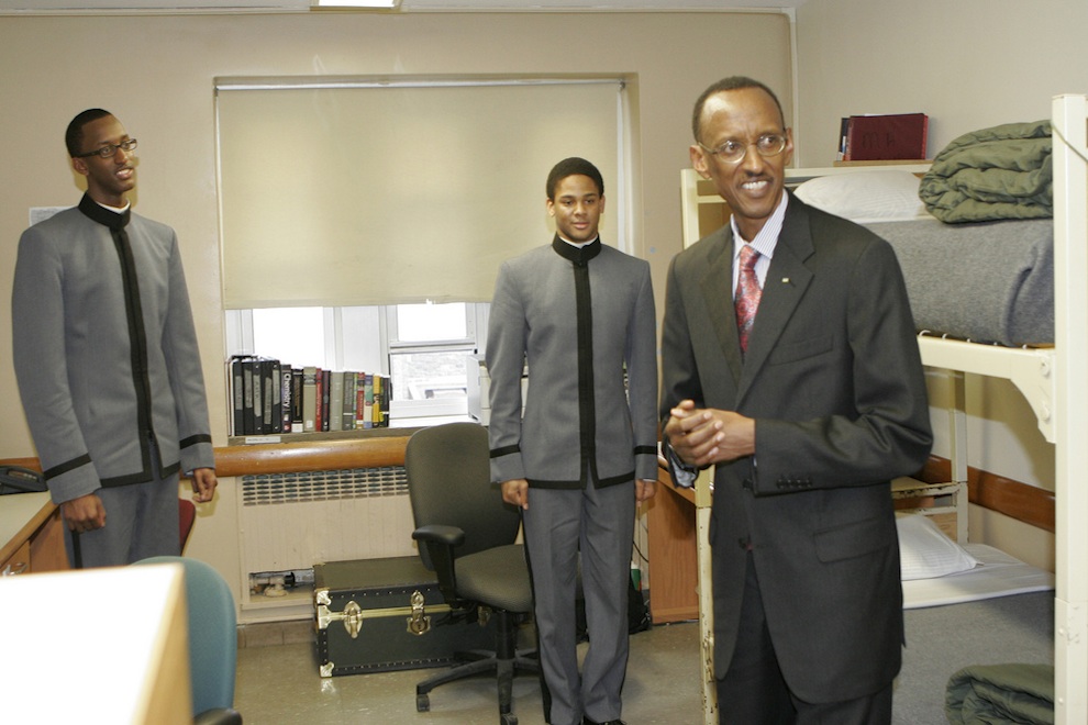 President of Rawanda visits son at West Point, by expertinfantry